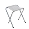 Folding table with stool, outdoor leisure fishing stool, portable fork stool Application Scenario